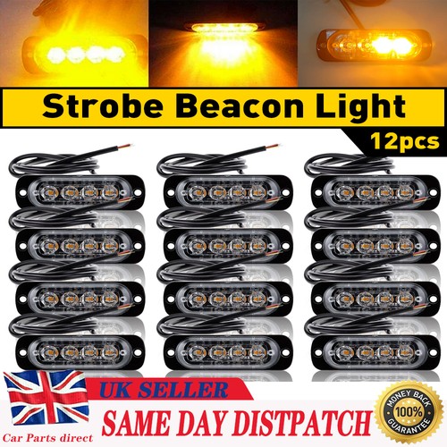 12pcs amber led car truck - 4,