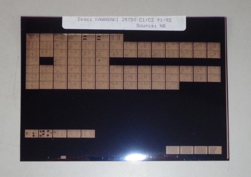 Microfiche spare parts - parts, catalog