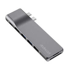 MacBook Docking Station Premium Aluminium Alloy 8-in-2 Hub for Pro & Air