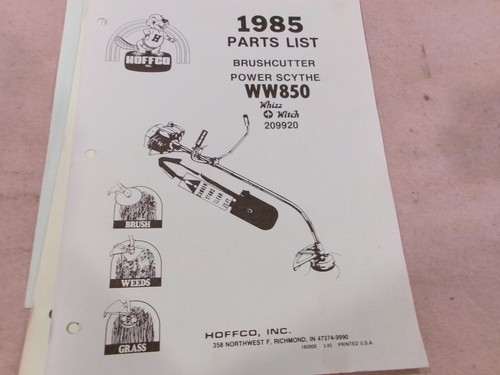 Hoffco 1985 brushcutter - brushcutter, power