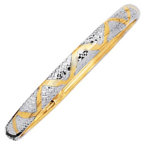Solid 10kt bangle yellow - bangle, &