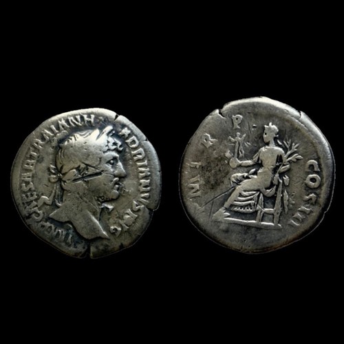 Hadrian silver denarius - hadrian,