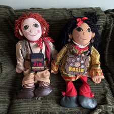 Rosie and Jim Plush Rag Dolls
