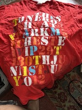 Official Stone Roses Red Heaton Park T Shirt Large 2012 UK Tour