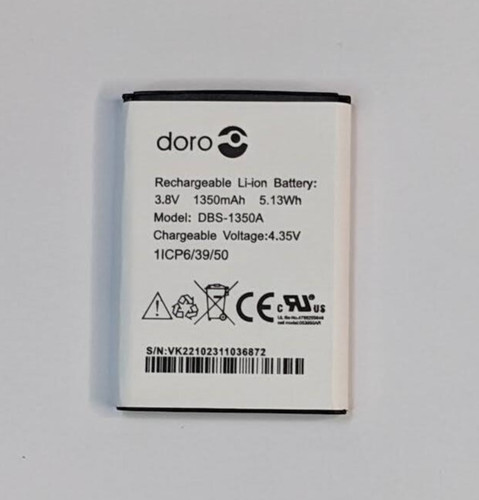 Genuine doro dbs 1350a battery - doro,