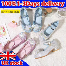 UK Kids Girls Princess Shoes