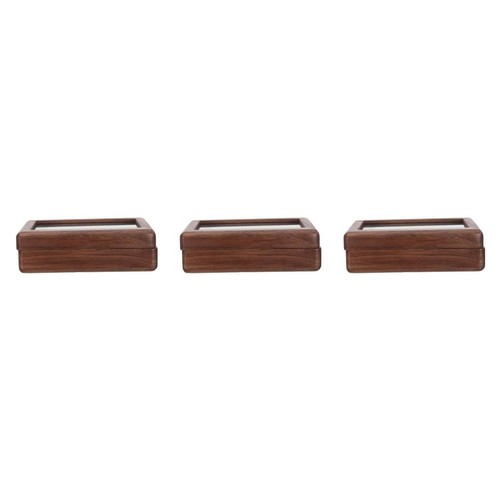 3pcs wood jewelry box with - wood,