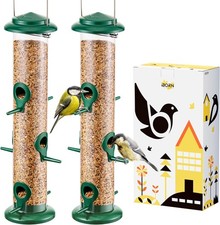 iBorn Metal Bird Feeder 6-Port