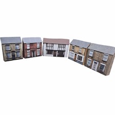 OO Gauge Low Relief Houses Set