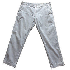 RED HERRING Women's Size 14R White Casual Chino Style Trousers