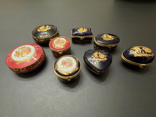 Authentic lot limoges - 8,