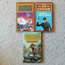 J. T. Edson Western Paperback Bundle of 3 Corgi 1st Editions 1968 - 1975