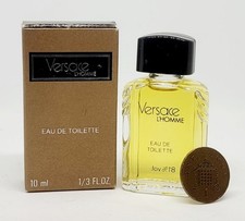 Versace L'Homme, Mens Fragrance, 10ml MINIATURE, Boxed 