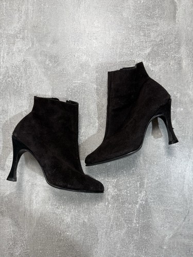 Brown suede style pointed - style,
