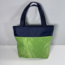 Wimbledon by Ettinger Quilted Tote Bag Blue & Green – Official AELTC Licensed