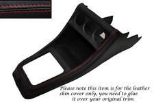 Red stitch centre console - red,