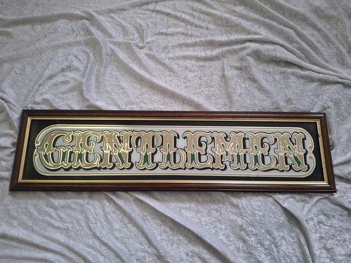 Vintage pub toilet gentleman - vintage,
