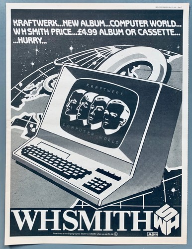 Kraftwerk 1981 original - 1981, poster