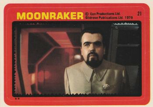 Moonraker james bond sticker - james,