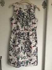 H&M Dress - (EUR 36) Floral Bird Print. Cream. Ideal For Wedding Guest Dress ?