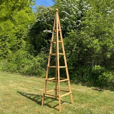 Wooden garden obelisk - garden,