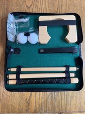Mini Golf Putter Office/ Travel Ball Practice Hole Set with Case Practice