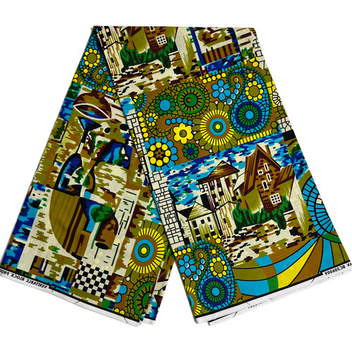 African fabric print ankara - fabric,