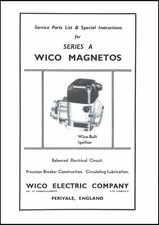 Wico series magneto service - series, a
