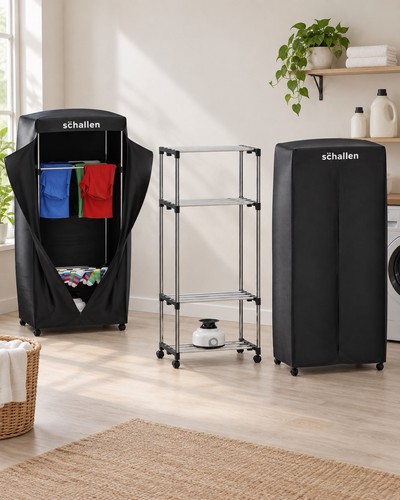 Tier heated clothes airer - 4-tier,