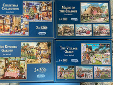 14 x 500 Piece Mixed Jigsaws, Completed Once (Hopefully Complete 8  )