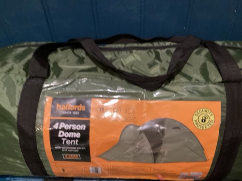 Halfords four person dome - halfords,