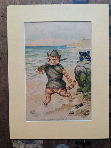 Original antique mounted louis - original,