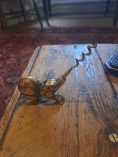 RT England  ELEPHANT - Shaped Corkscrew  Brass.
