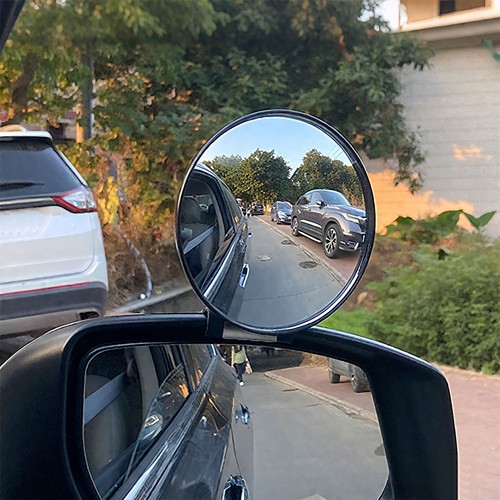 Car convex blind spot - blind, mirror