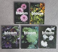 Bloom flower & gardening magazine issues 10 11 12 15 & 16 available - like new