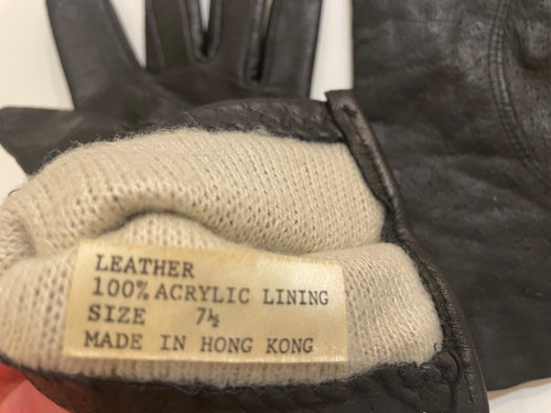 Ladies leather gloves driving