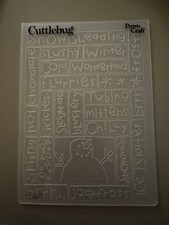 Cuttlebug Embossing Folders And Does ( Set Of 7) Christmas