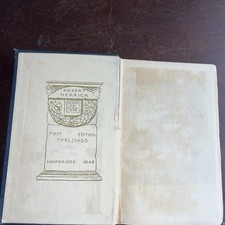 Hesperides: Works Both Human an Divine of Robert Herrick Vol 2.
