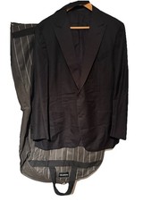 ERMENEGILDO ZEGNA SMART ELEGANT BLACK DRESS/EVENING/TUXEDO JACKET UK 48R EU 58R