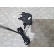 Technetix APS003 Power Adapter Black 12 Volt 1A DC Barrel Connector UK Wall Plug