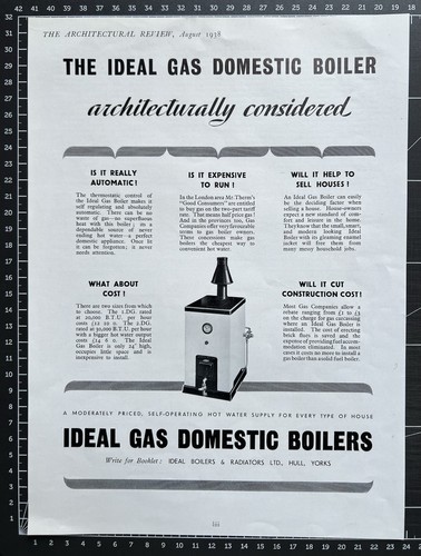 Ideal gas domestic - gas,