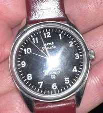VINTAGE HMT JANATA MANUAL WATCH  REF PARASHOCK SERVICED GOOD CONDITION