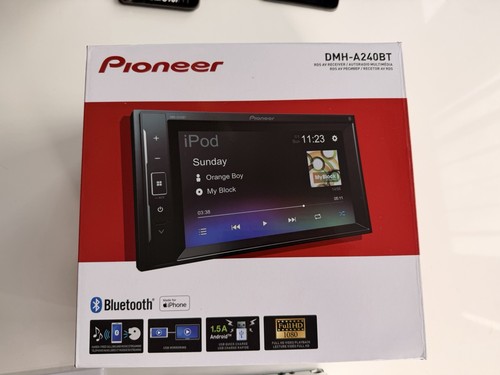 Pioneer dmh a240bt double din - double,