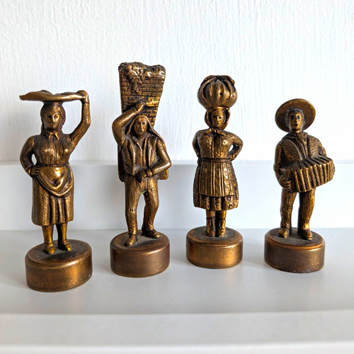 Antique barbeitos bronze brass - antique, bronze/brass