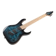 Mayones Duvell 7 Elite VF Custom Eye Poplar - Trans Teal Burst Gloss *NEW*