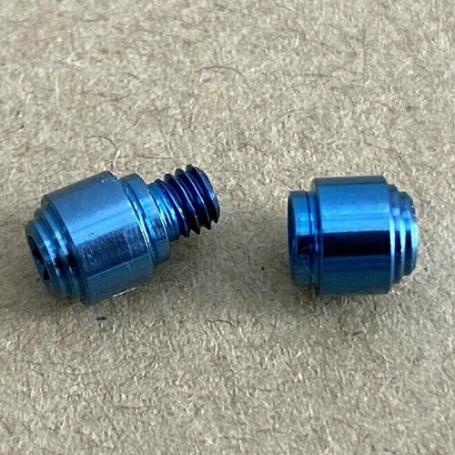 Aluminum custom thumb blue - custom,