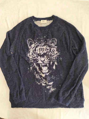 Hush tiger graphic knit jumper - hush,