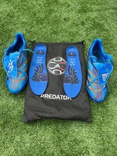 2006 ADIDAS PREDATOR POWERSWERVE SG FOOTBALL BOOTS UK 9.5- Used with bag all OG