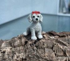 Original 1990’s rare collectible Puppy In My Pocket “Meggie” Standard Poodle