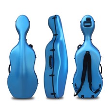 New 4/4 Cello Case Blue Carbon